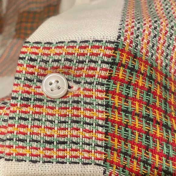 BODE Woven Short Sleeve Button Down - Picture 6 of 9